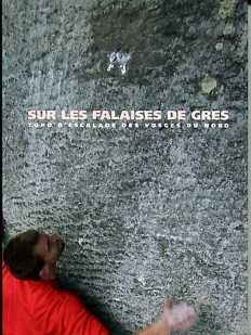 Sur les falaises de grès -  topo d'escalade des Vosges du Nord (2è édition)