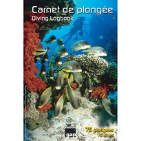 Carnet de plongée GAP (Couverture Poissons)