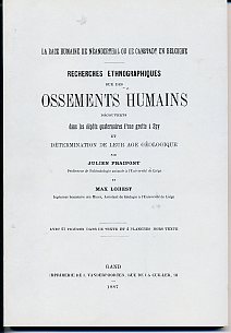 La race humaine de Néanderthal ou de Canstadt en Belgique Recherches ethnographiques sur des ossements humains découverts dans des dépôts quaternaires d'une grotte à Spy et détermination de leur âge géologique 