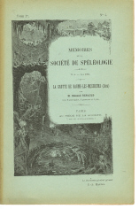 La grotte de Baume-les-Messieurs (Jura) - Spelunca  Mémoire n° 4