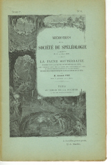 La faune souterraine (étude sur la faune cavernicole du Jura) - Spelunca  Mémoire n° 6