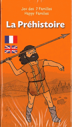 La préhistoire, jeu de 7 familles (jeu de société)