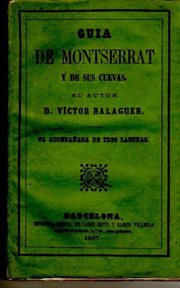 Guia de Montserrat y de sus cuevas