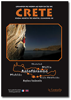 Grimper du nord au sud en île de Crête .