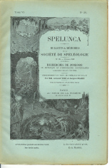 Recherches de Zoologie, de botanique et d'hydrologie souterraines- Spelunca  Mémoire n° 28