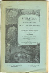 Recherches spéléologiques dans le Jura; 4è campagne - 1901- 1902 - Spelunca  Mémoire n° 29