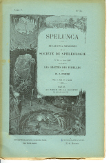 Les grottes des Echelles - Spelunca  Mémoire n° 34