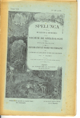 Exploration et flore souterraine de cavernes de Catalogne et des Iles Baléares - Spelunca  Mémoire n° 67 - 68