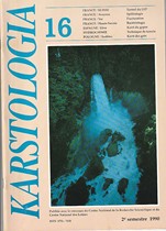 Revue KARSTOLOGIA  - Numéros séparés