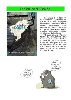 Les (Re)belles du Doubs   Taupeauguide  Tome 2  (Topoguide)