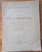 Etude de Lombrive ou Grande Caverne d'Ussat (Ariège)
